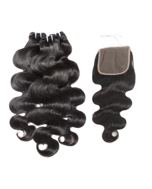3 Mink Bundles + Closure